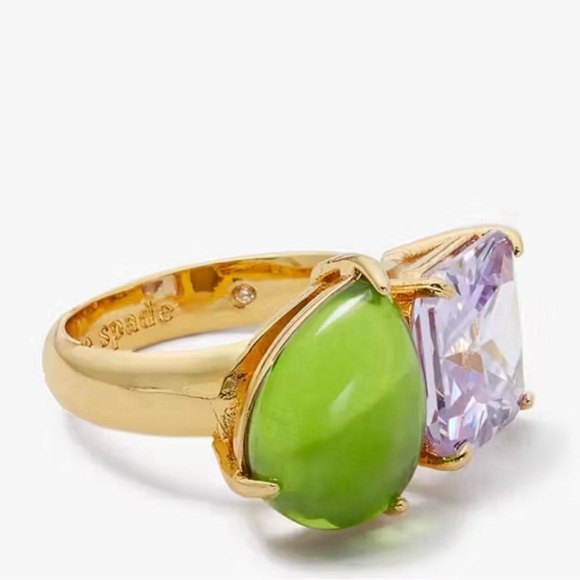 Kate Spade New York Statement Ring Sz. 6 - Picture 3 of 7